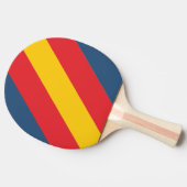 レトロマウンテンはっきりしたストライプズ 卓球ラケット (横)