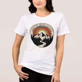 レトロマウンテンアドベンチャーアウトドア トライブレンドTシャツ