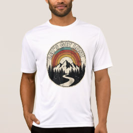 レトロマウンテンアドベンチャーアウトドア Tシャツ