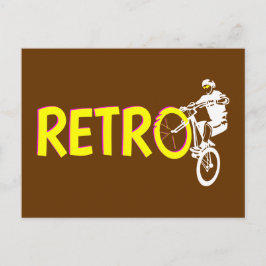 レトロマウンテンバイクホイールスタンド ポストカード