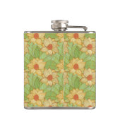 レトロマグノリアパターン フラスク (裏面)