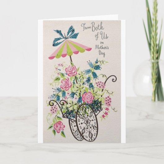 レトロマザーズデイカード カード (正面)