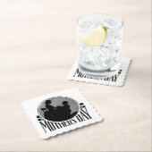 レトロマザーズデイシルエット ペーパーコースター (インサイチュ)