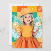 レトロマジカルフェアリーガーデンフローラ誕生日写真 招待状 (裏面)