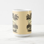 レトロマスタングカーマグ コーヒーマグカップ (中央)