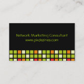 レトロマス名刺（黒） 名刺 (裏面)