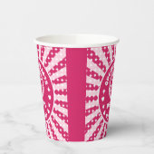 レトロマゼンタクイーンハート誕生日 紙コップ (左)