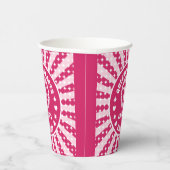 レトロマゼンタクイーンハート誕生日 紙コップ (右)