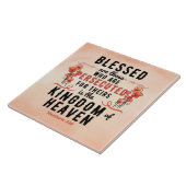 レトロマタイ5:10ポピーの水色 タイル (側面)