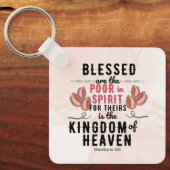 レトロマタイ5:3チューリップ水彩 キーホルダー (正面)