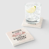 レトロマタイ5:3チューリップ水彩 ストーンコースター (横)