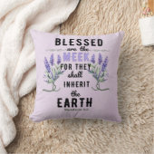 レトロマタイ5:5ラベンダー水色 クッション (ブランケット)