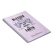 レトロマタイ5:5ラベンダー水色 ノートブック (右側)