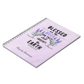 レトロマタイ5:5ラベンダー水色 ノートブック (左側)