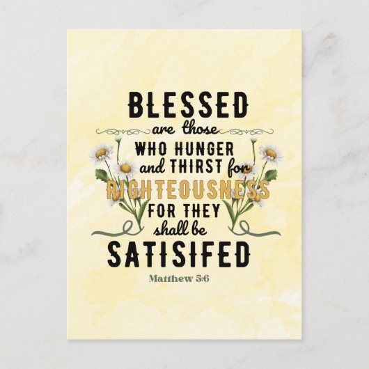 レトロマタイ5:6デイジー水彩 ポストカード (正面)