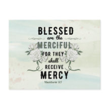 レトロマタイ5:7聖書のはがき