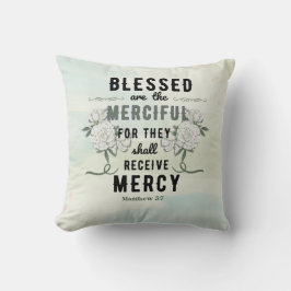 レトロマタイ5:7聖書の聖句 クッション