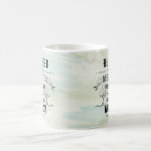 レトロマタイ5:7聖書の聖句 コーヒーマグカップ (中央)