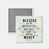 レトロマタイ5:7聖書の聖句 マグネット (正面/裏面)