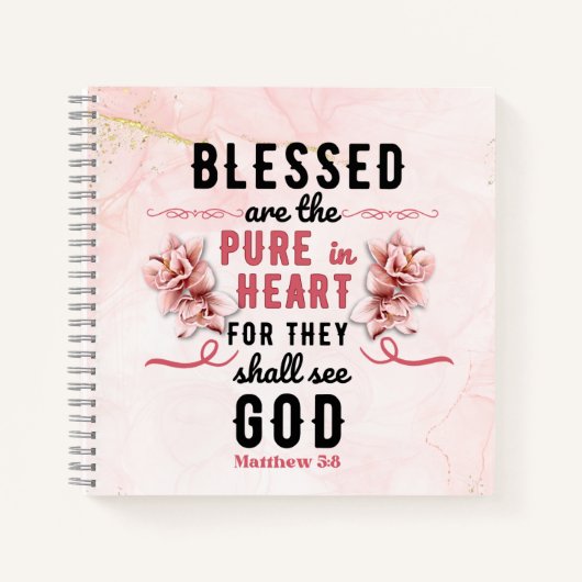 レトロマタイ5:8カラユリ水色 ノートブック (正面)