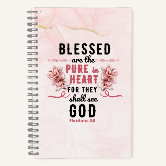 レトロマタイ5:8カラユリ水色 ノートブック (正面)