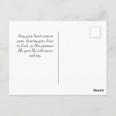 レトロマタイ5:8カラユリ水色 ポストカード (裏面)