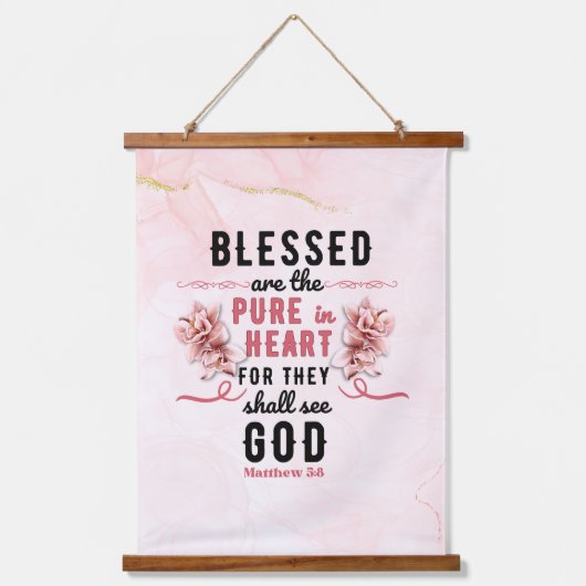 レトロマタイ5:8カラユリ 吊り下げ型タペストリー (正面)