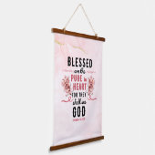 レトロマタイ5:8カラユリ 吊り下げ型タペストリー (傾斜あり)