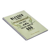 レトロマタイ5:9オリーブ枝水色 ノートブック (右側)