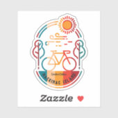 レトロマッキナックアイランドバイクトレイル シール (シート)