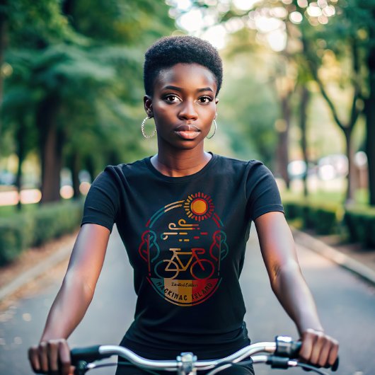 レトロマッキナックアイランドバイクトレイル Tシャツ