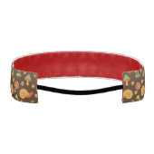 レトロマッシュルーム&スネールズコテージコア アスレチックヘッドバンド (裏面)