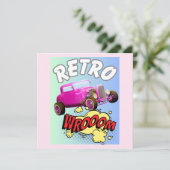 レトロマッスルカー 招待状 (スタンド正面)