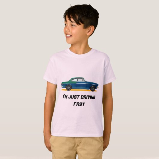 レトロマッスルカー Tシャツ (正面フル)