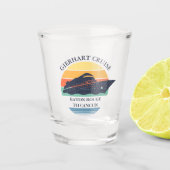 レトロマッチングファミリークルーズシップ記念 ショットグラス (正面)