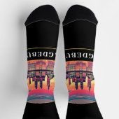 レトロマデバーグスカイライン ソックス (上部)