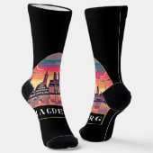 レトロマデバーグスカイライン ソックス (傾斜あり)