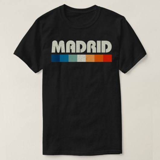 レトロマドリッドスペイン80年代ヴィンテージ Tシャツ (デザイン正面)