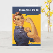 レトロママが母のデイカードできる カード (黄色い花)