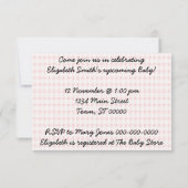 レトロママとベビーシャワーV2 招待状 (裏面)