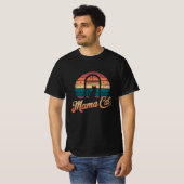 レトロママキャットマザーズデイティー Tシャツ (正面フル)