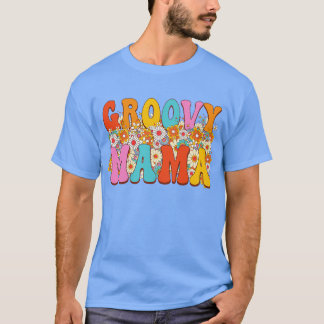 レトロママファミリー誕生日60s 70sヒッピーの衣装 tシャツ