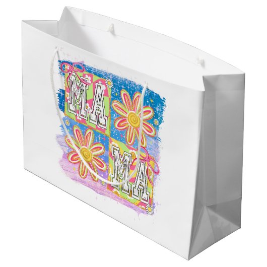 レトロママ ラージペーパーバッグ (裏面アングル)