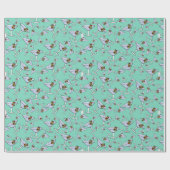 レトロマルティーニとオリーブヴィンテージ原子 ラッピングペーパー (フラット)