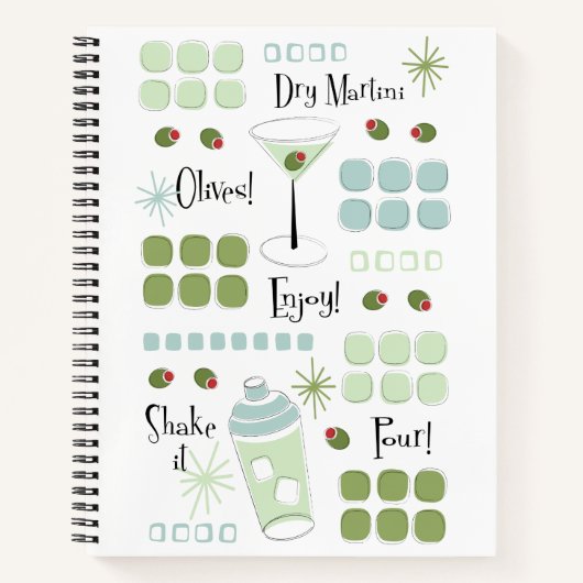 レトロマルティーニ中世紀型モダン ノートブック (正面)