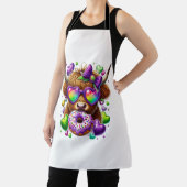 レトロマルディグラスハイランドカウズ エプロン (インサイチュ)