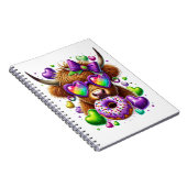 レトロマルディグラスハイランドカウズ ノートブック (右側)