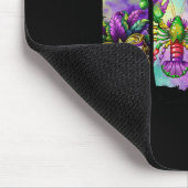 レトロマルディグラス（紋章の）フラ・ダ・リキングケーキルイジアナ マウスパッド (コーナー)