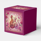 レトロマルーン猫 –  フェイバーボックス (裏面サイド)