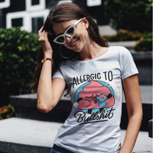 レトロマンガ反社会的ウンチ Tシャツ